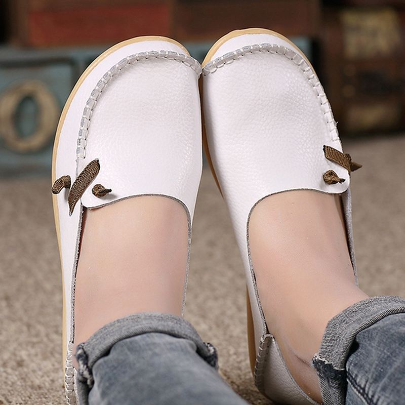 Us Størrelse 5-11 Sko Damer Flats Komfortabel Casual Udendørs Åndbar Slip On Flats Loafers Sko