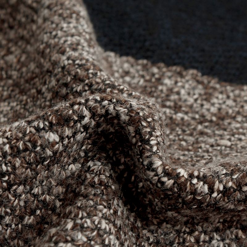 Herre Ulden Strikkestand Krave Patchwork Tyk Afslappet Jakke