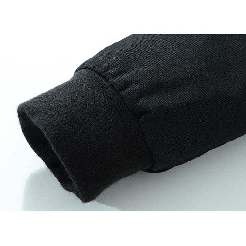 Herre Varme Fleece Liner Lommer Trendy Cargo Bomuldsjakke