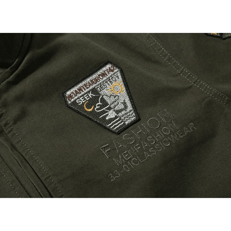 Herrebroderi Udendørs Militær Epaulet Stand Farvejakke