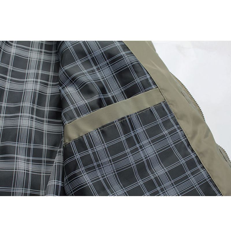 Herremode Solid Oversize Slim Fit Tynd Trenchcoat