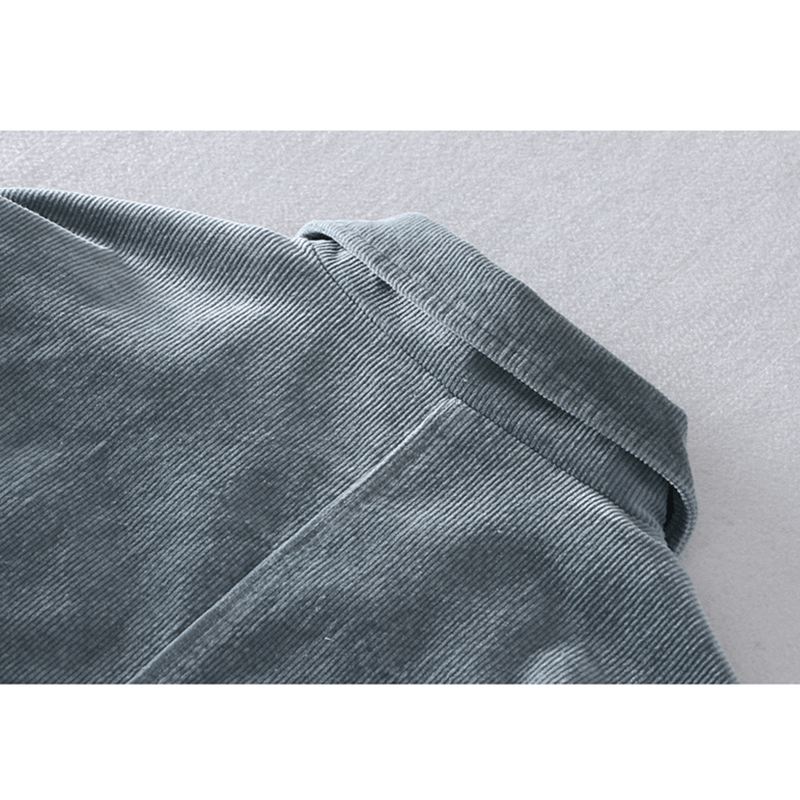 Vintage Corduroy Dobbeltlommer Langærmet Casual Jack Til Mænd