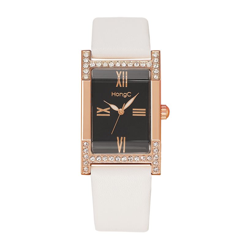 Mode Casual Elegant Rhinestone Dekoration Lysende Display Liv Vandtæt Kvinder Quartz Watch