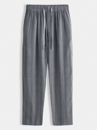 Herre Løs Pure Cotton Komfortable Nattøjsbukser