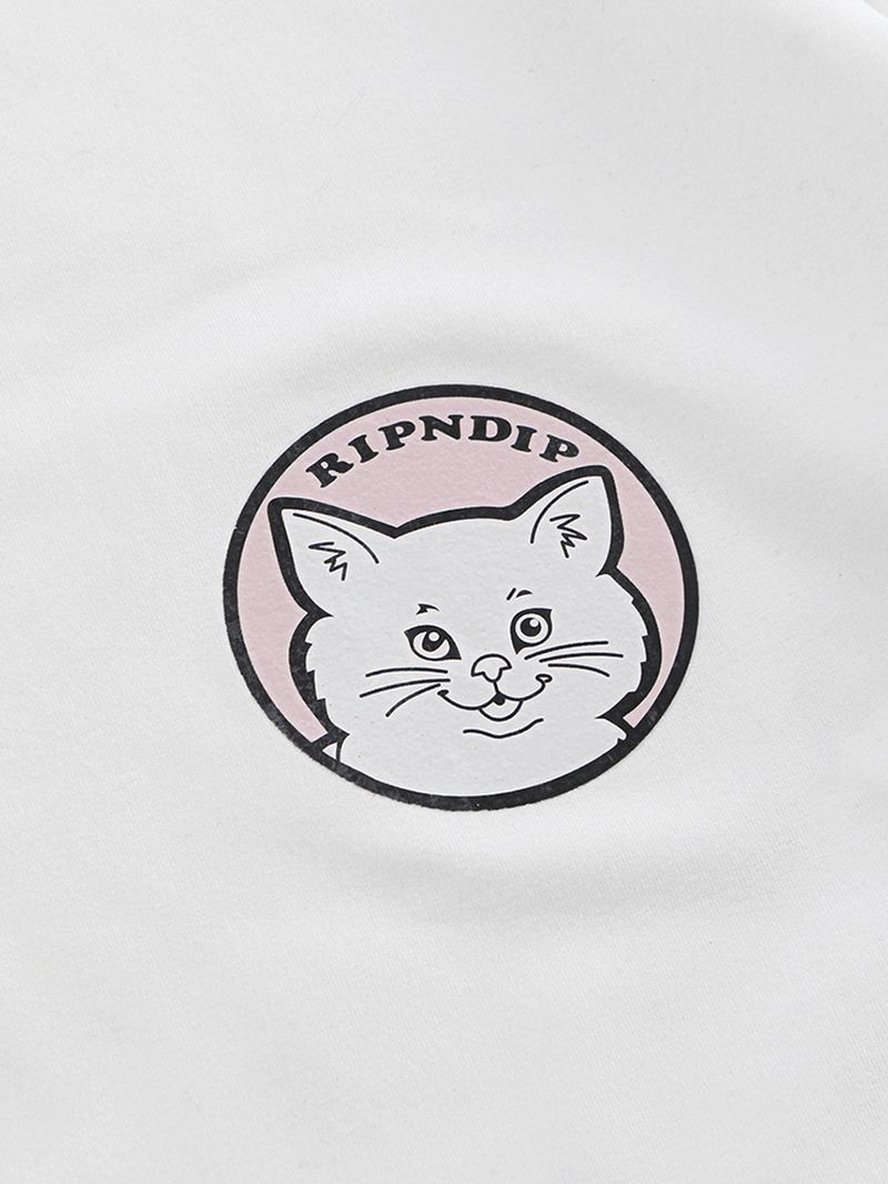 Kvinder Katte Tegnefilm Med Tryk Pyjamas Kort Sæt Nattøj Med Sportsshorts