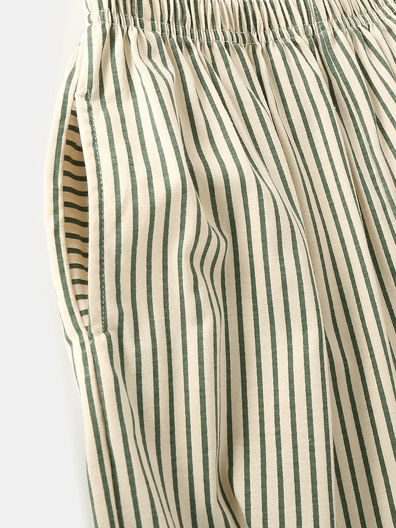 Kvinder Tegneserie Animal Med Tryk Bluse Stripe Jogger Bukser Bomuld Hjem Casual Pyjamas Sæt