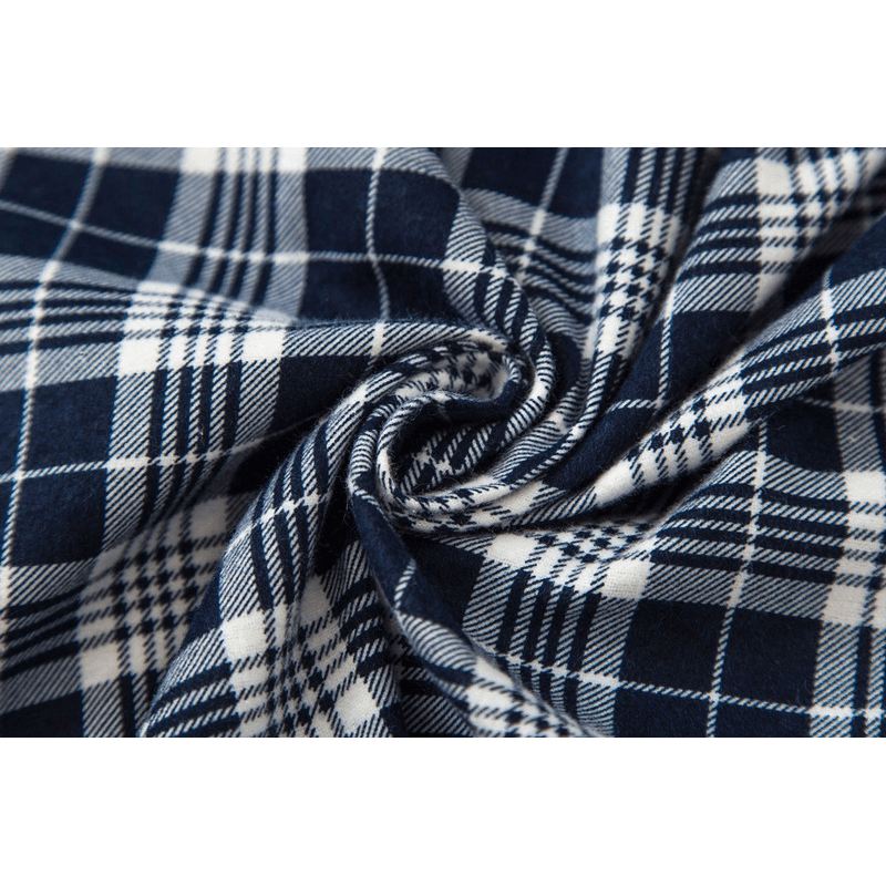 Plaid Bomuld Varm Pyjamas Sæt