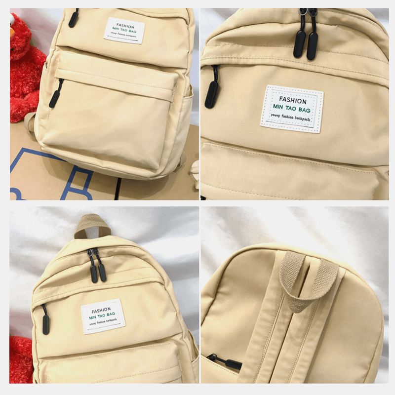 3 Stk Casual Rygsæk Skuldertaske Crossbody Taske Til Mænd Kvinder