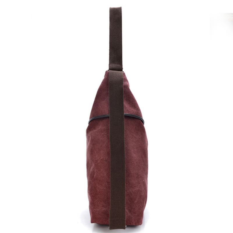 Kvinder Canvas Casual Multifunktionel Microfiber Læder Håndtaske Med Stor Kapacitet Skuldertasker Rygsæk