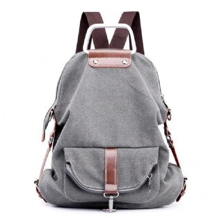 Kvinder Multifunktionel Casual Messenger Bag Lærredsrygsæk