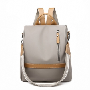 Kvinder Nylon Anti-theft Rejserygsæk Solid Fritid Multi-function Skuldertasker