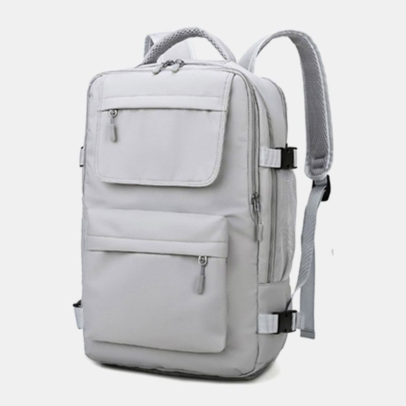 Kvinder Nylon Multi-pocket Sko Rum Rygsæk Multifunktion Stor Kapacitet Rejsetaske