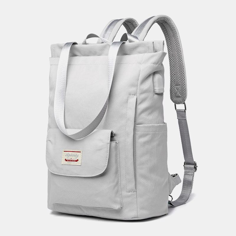 Kvinder Vandtæt Multi-carry Student Skoletaske Laptop Taske Rygsæk