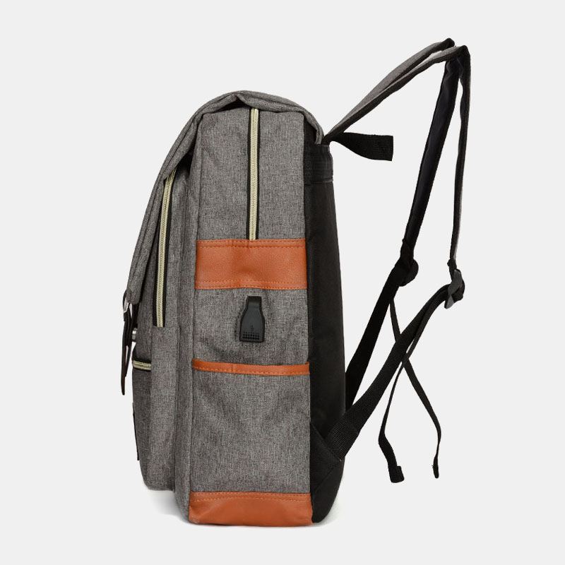 Mænd Kvinder Anti-theft Usb Stor Kapacitet Laptop Rygsæk Outdoor Travel