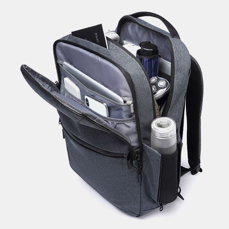 Mænd Med Stor Kapacitet Vandtæt Aftagelig Skulderrem 15.6 Tommer Etui Til Bærbare Computere Rygsæk Skuldertaske Crossbody-taske