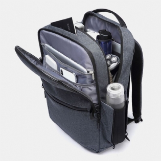 Mænd Med Stor Kapacitet Vandtæt Aftagelig Skulderrem 15.6 Tommer Etui Til Bærbare Computere Rygsæk Skuldertaske Crossbody-taske