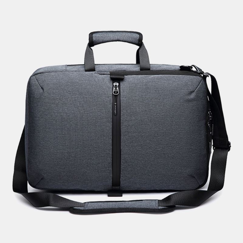 Mænd Med Stor Kapacitet Vandtæt Aftagelig Skulderrem 15.6 Tommer Etui Til Bærbare Computere Rygsæk Skuldertaske Crossbody-taske