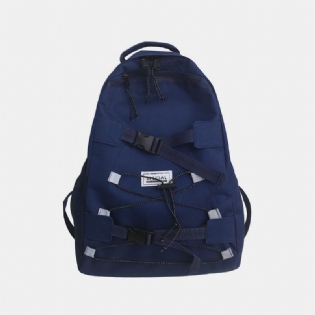 Mænd Mode Letvægts Rygsæk Super Reflekterende Bælte Casual Stor Kapacitet Værktøj Student Bag
