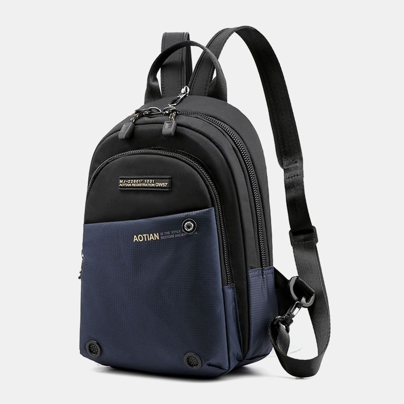 Mænd Multifunktionel Rygsæk Vandtæt Multi-carry Crossbody Bag Rygsæk