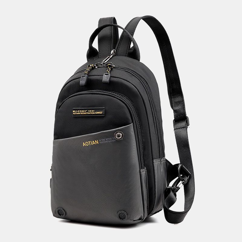 Mænd Multifunktionel Rygsæk Vandtæt Multi-carry Crossbody Bag Rygsæk