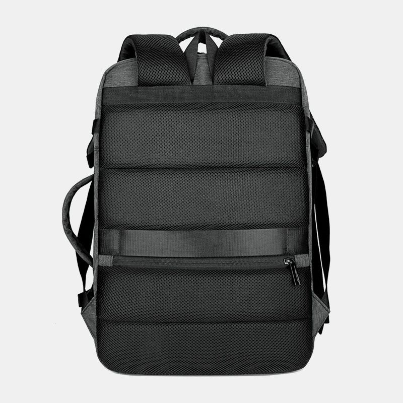 Mænd Polyester 15.6 Tommer Usb-opladning Anti-tyveri Business Laptop Taske Rygsæk