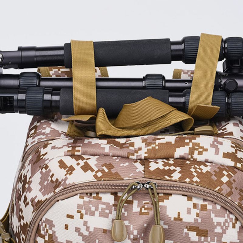 Mænd Stor Kapacitet Vandtæt Nylon Camouflage Rygsæk Rejsetaske
