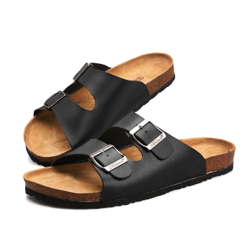 Mænd Åndbar Åbnet Skridsikker Beach Casual Slide Hjemmesko