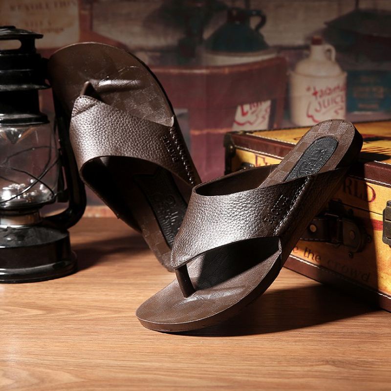 Mænd Casual Home Indendørs Slip-on-tøfler