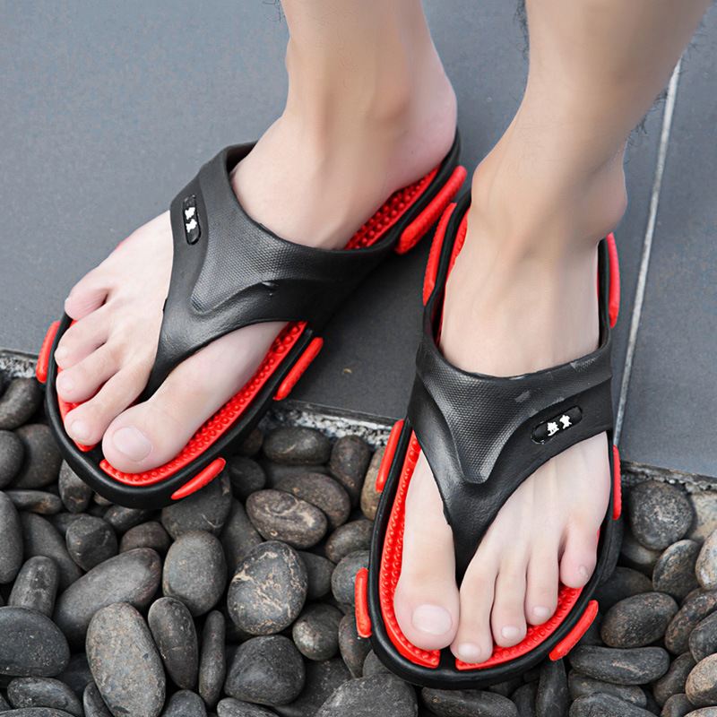 Mænd Massage Flip Flop Casual Soft Beach Hjemmesko