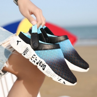 Mænd Mesh Non Slip Two Ways Blød Sål Farverige Casual Beach Hjemmesko