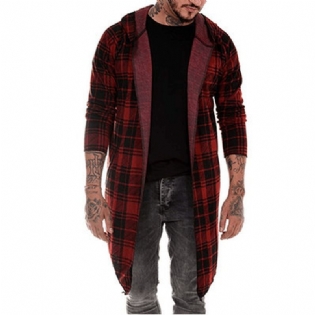 Mænds Casual Plaid Farve Matchende Mænds Casual Sweater