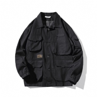 Mænds Multi-pocket Værktøjsjakke