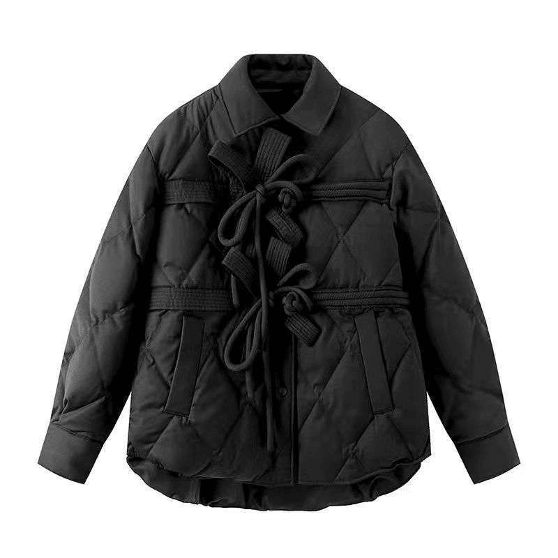 Retro Kinesisk Stil Spænde Butterfly Design Bomuldsjakke