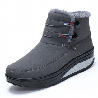 Kvinder Vinter Slip On Hold Warm Støvler