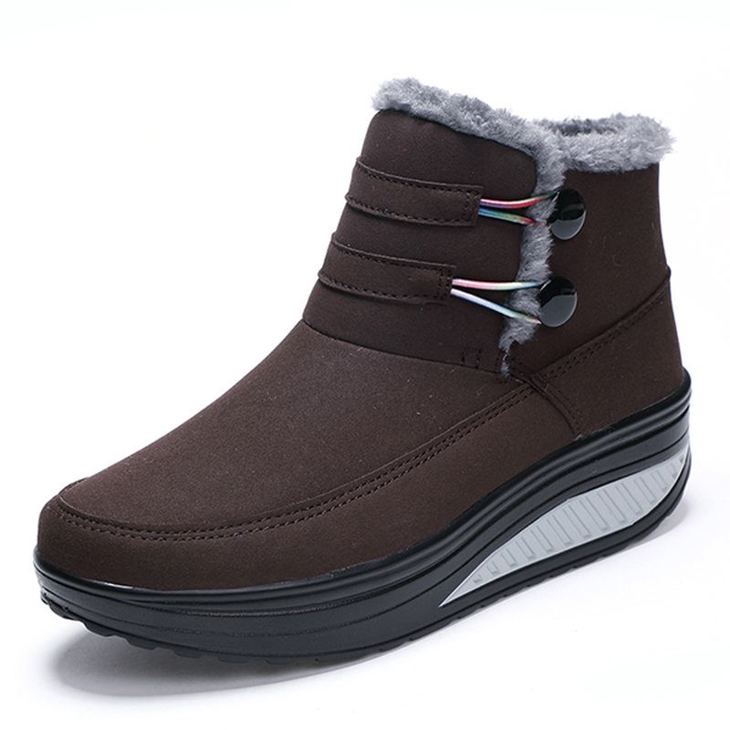 Kvinder Vinter Slip On Hold Warm Støvler
