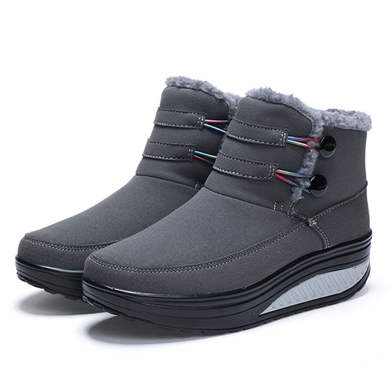 Kvinder Vinter Slip On Hold Warm Støvler