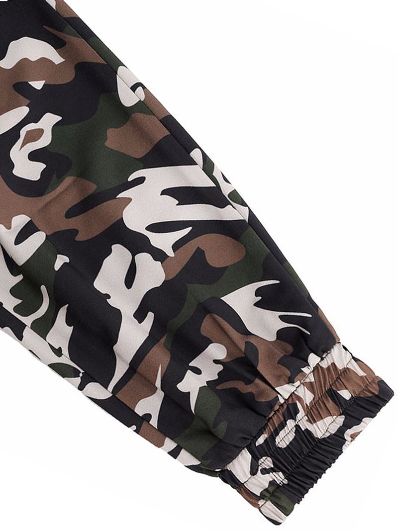 Casual Kvinder Skinny Camouflage Bukser