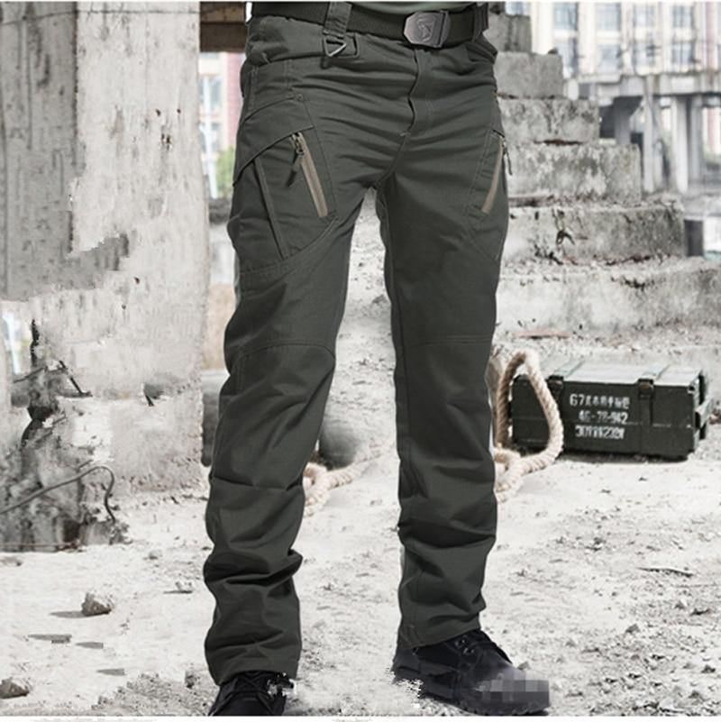 City Military Tactical Bukser Mænd Swat Combat Army Bukser Mænd Mange Lommer Vandtætte Slidbestandige Casual Cargo Bukser 2020
