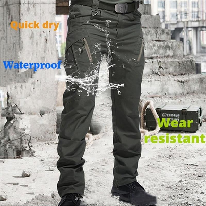 City Military Tactical Bukser Mænd Swat Combat Army Bukser Mænd Mange Lommer Vandtætte Slidbestandige Casual Cargo Bukser 2020