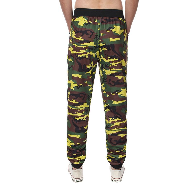 Herre Camo Bukser Træningsdragt Jogging Jogger Casual Joggingbukser Underbukser