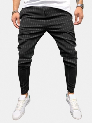 Herre Mode Stripe Letvægts Casual Bukser