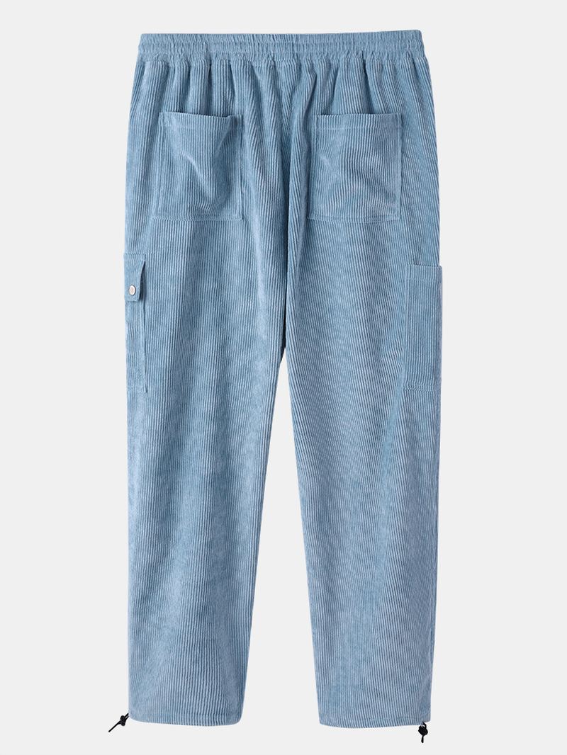 Herre Multi Pocket Snøre Løse Justerbare Jogger Bukser