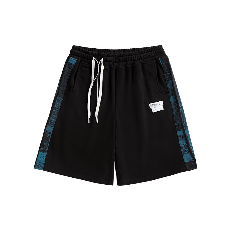 Inf Mænd Tøj Street Mode Brand Etnisk Stil Side Stribede Casual Bukser Løse Shorts Mænd