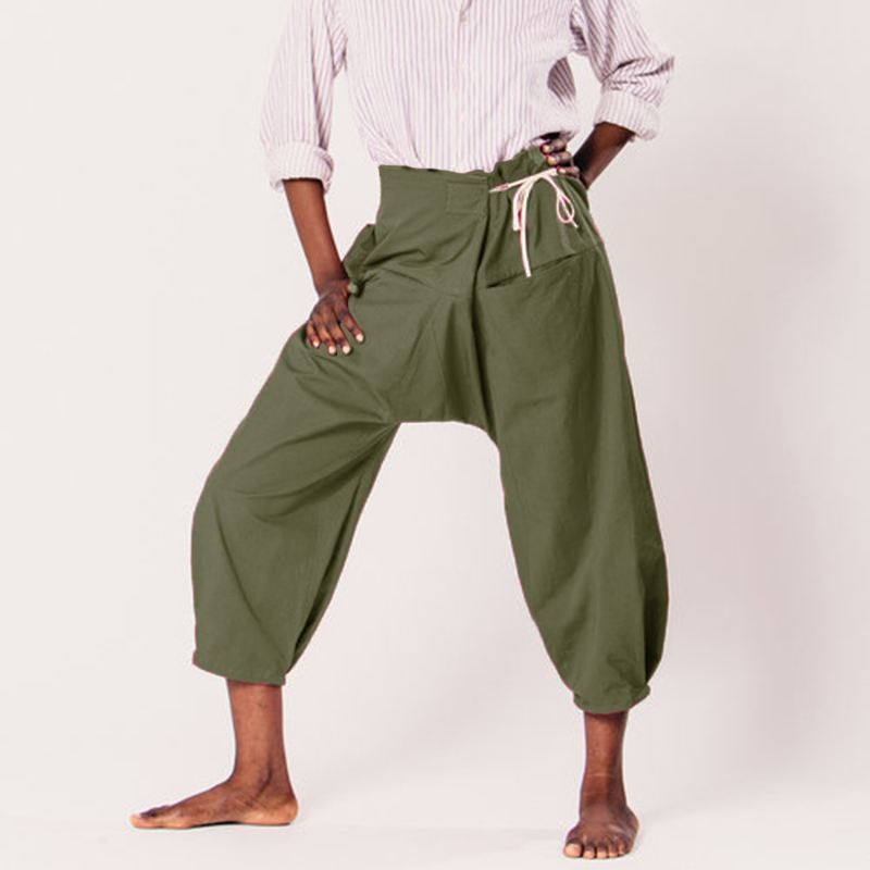 Mænd Kvinder Løse Bohemian Thai Harem Bukser Casual Hippy Baggy Beach Yoga Bukser