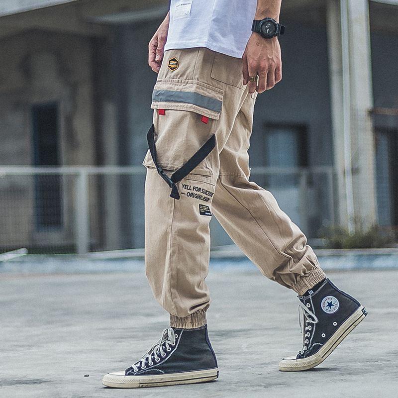 Overalls Til Mænd Løse Trendy Mærke Lige Fødder