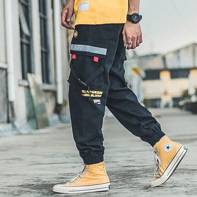 Overalls Til Mænd Løse Trendy Mærke Lige Fødder