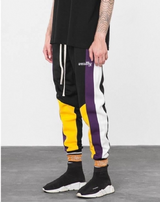 Skinny Hip Hop Mode Mænd Cargo Bukser Casual Ankellang Harem Jogger Elastisk Talje Herre Casual Sweatpants