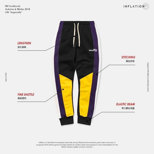 Skinny Hip Hop Mode Mænd Cargo Bukser Casual Ankellang Harem Jogger Elastisk Talje Herre Casual Sweatpants
