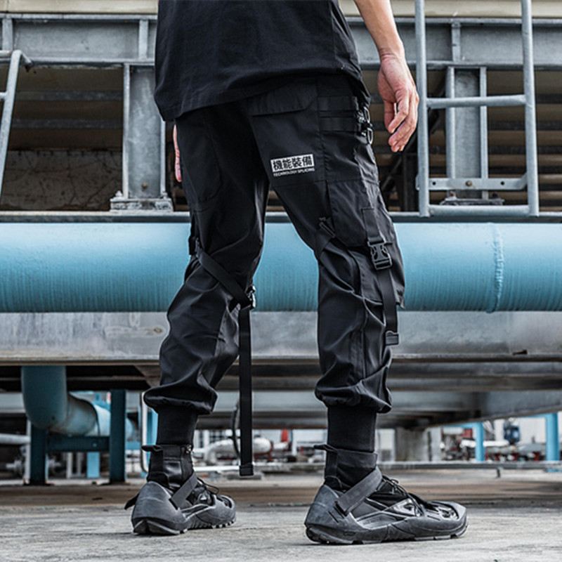 Tooling Bukser Trendy Brand Streamers Multi-pockets Leisure
