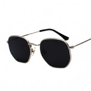 Harajuku Personality Uregelmæssige Solbriller Mode Metalbriller Herre Litterær Stil Solbriller